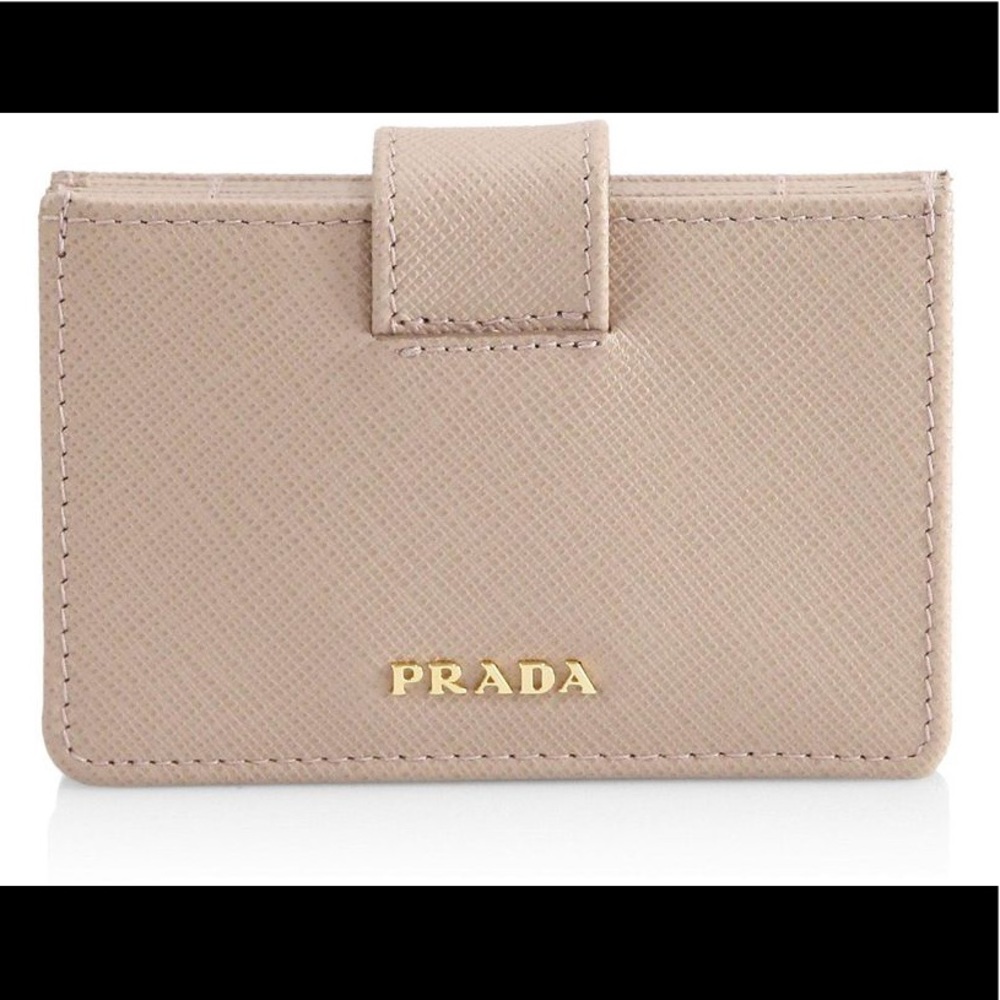 Prada Saffiano Leather Card Holder
